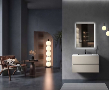 Modern Bathroom Cabinet-ID:842104917