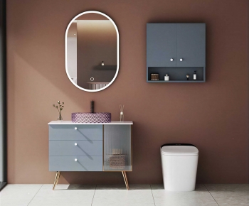 Modern Bathroom Cabinet-ID:819027902