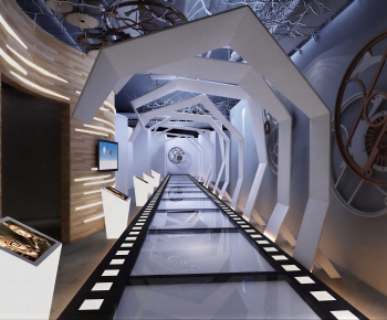 Modern Exhibition Hall-ID:819295889