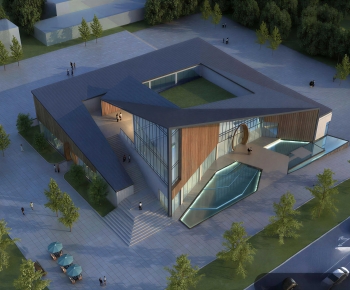 Modern Public Building-ID:504211906