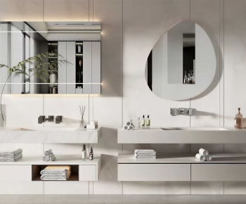 Modern Bathroom Cabinet-ID:235788117