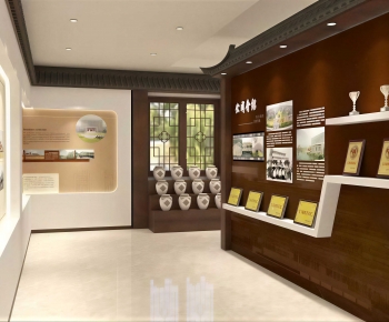 New Chinese Style Exhibition Hall-ID:748488905