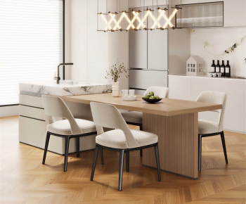 Modern Dining Table And Chairs-ID:897439965