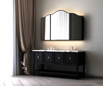 French Style Bathroom Cabinet-ID:811494112
