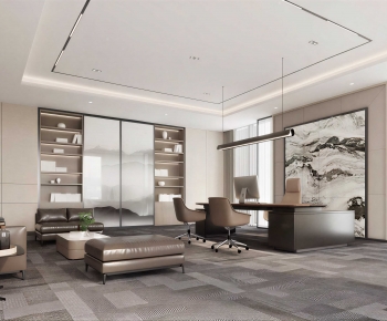 Modern Manager's Office-ID:923748027
