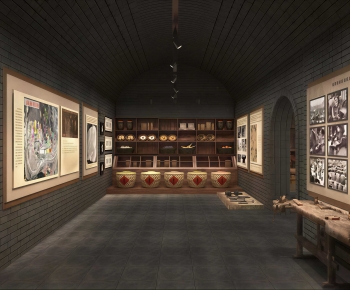 New Chinese Style Exhibition Hall-ID:930650227