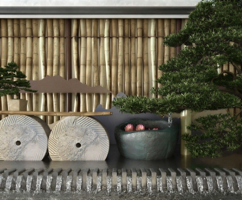 Japanese Style Plant Landscaping-ID:668239651
