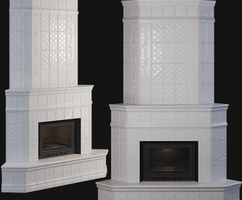 Simple European Style Fireplace-ID:389353991