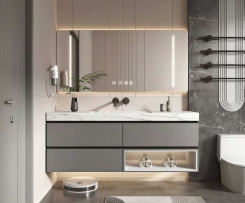 Modern Bathroom Cabinet-ID:725919965