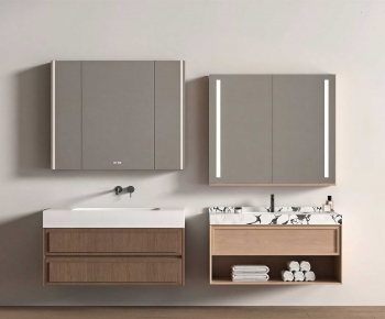 Modern Bathroom Cabinet-ID:129218109