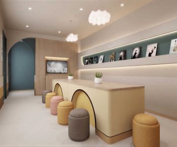Modern Office Reception Desk-ID:169157986