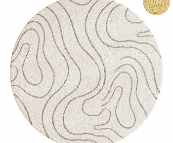 Modern Circular Carpet-ID:416074993