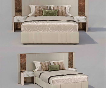 Modern Double Bed-ID:402529955