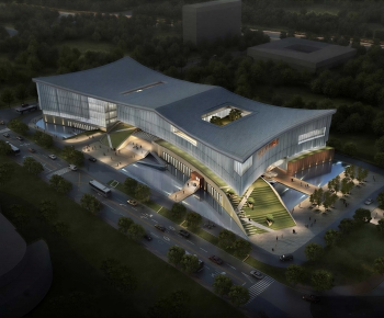 Modern Public Building-ID:486457111
