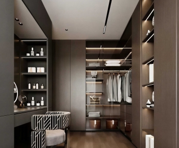 Modern Clothes Storage Area-ID:148024081