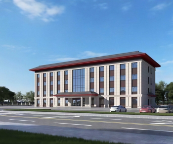 Modern Building Appearance-ID:209706072