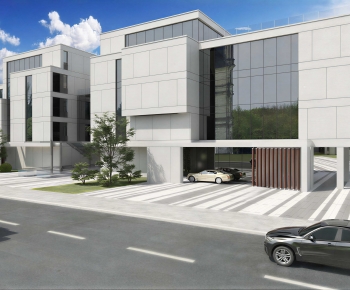 Modern Appearance Of Commercial Building-ID:361439944