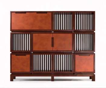 New Chinese Style Side Cabinet-ID:842885027