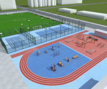 Modern Outdoor Sports Stadium-ID:610063089