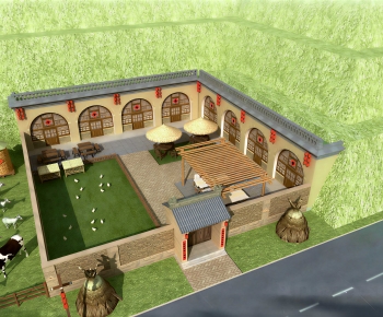 New Chinese Style Residential Building-ID:720376979