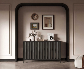 Modern Entrance Cabinet-ID:384521012