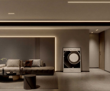 Modern A Living Room-ID:691596039