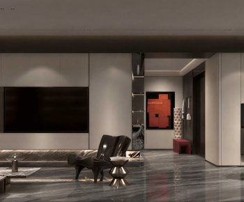 Modern A Living Room-ID:219893936