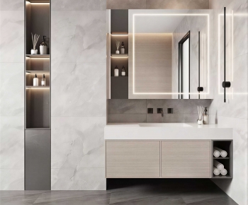 Modern Bathroom Cabinet-ID:666880668