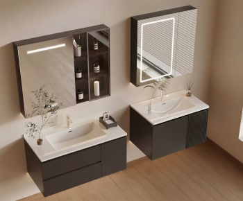 Modern Bathroom Cabinet-ID:585175992