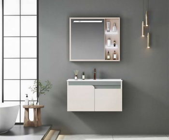 Modern Bathroom Cabinet-ID:405356885