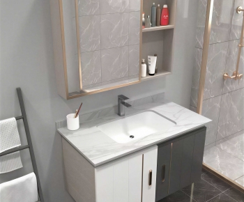 Modern Bathroom Cabinet-ID:616467958