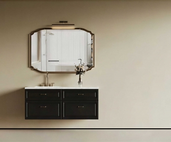 French Style Bathroom Cabinet-ID:948218111