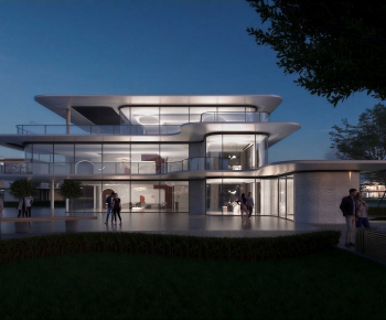 Modern Villa Appearance-ID:453506956