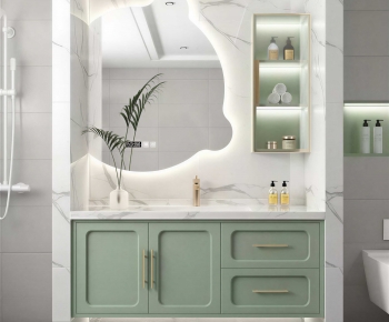 Modern Bathroom Cabinet-ID:730410107