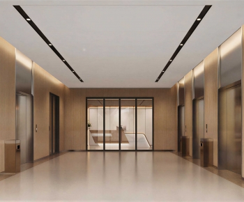 Modern Office Elevator Hall-ID:250029673