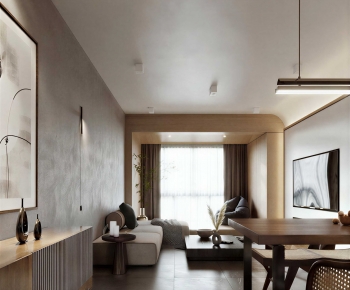 Modern A Living Room-ID:496340997
