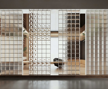 Modern Glass Screen Partition-ID:573585031