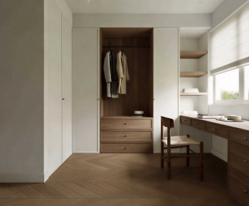 Modern Clothes Storage Area-ID:449421882
