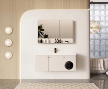 Modern Bathroom Cabinet-ID:403896093