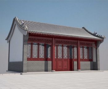 Chinese Style Ancient Architectural Buildings-ID:564227109