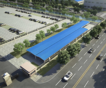 Modern Architectural Bird's-eye View Planning-ID:606147058