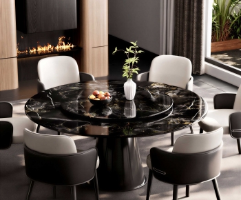 Modern Dining Table And Chairs-ID:585498844