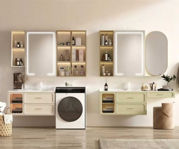 Modern Bathroom Cabinet-ID:510351902