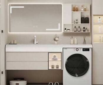 Modern Bathroom Cabinet-ID:710263019