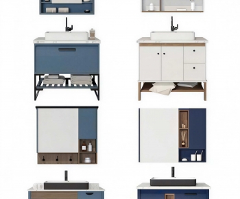 Modern Bathroom Cabinet-ID:270993954
