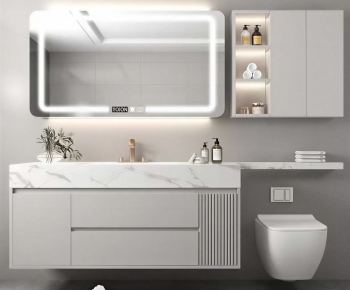 Modern Bathroom Cabinet-ID:874552974