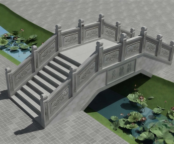 Chinese Style Bridge-ID:398847106
