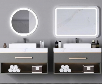 Modern Bathroom Cabinet-ID:476250892