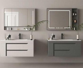 Modern Bathroom Cabinet-ID:600869741