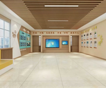 Modern Office Reception Desk-ID:409218071